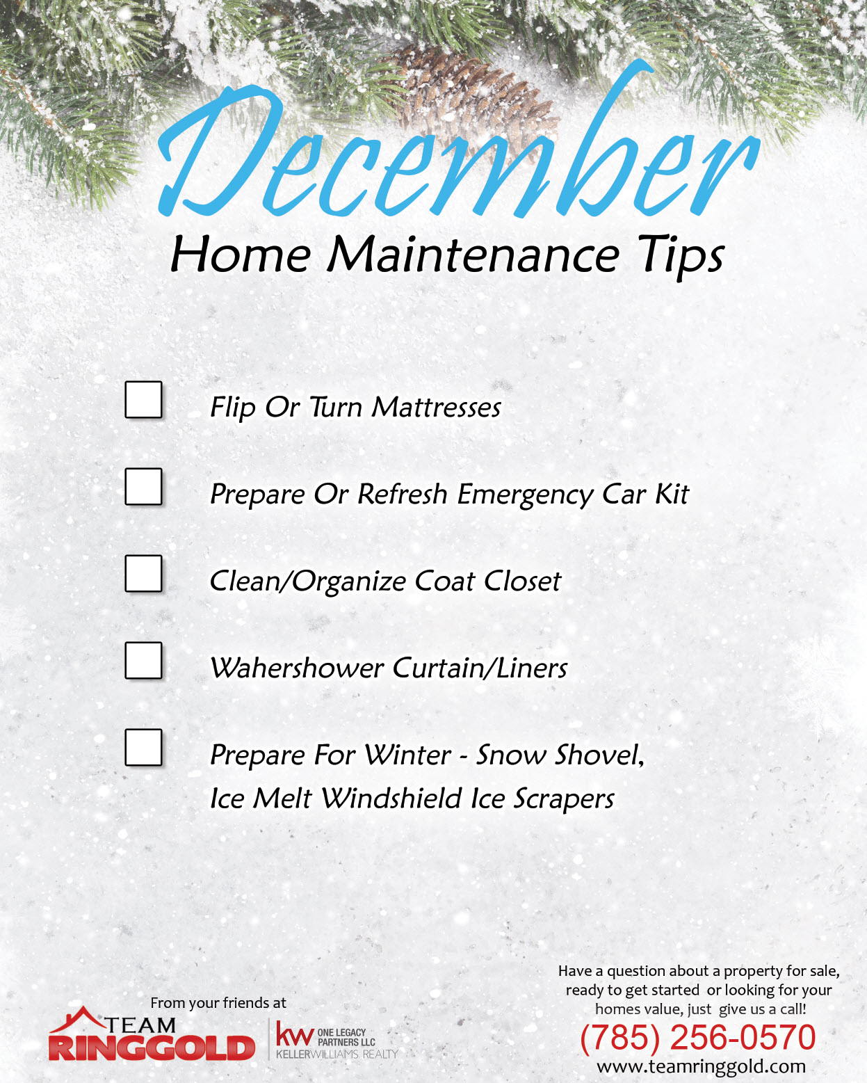 Home Maintenance Tips | December